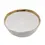 Miniatura: Bowl Porcelana Dubai Branco e Dourado 15x6cm - Wolff