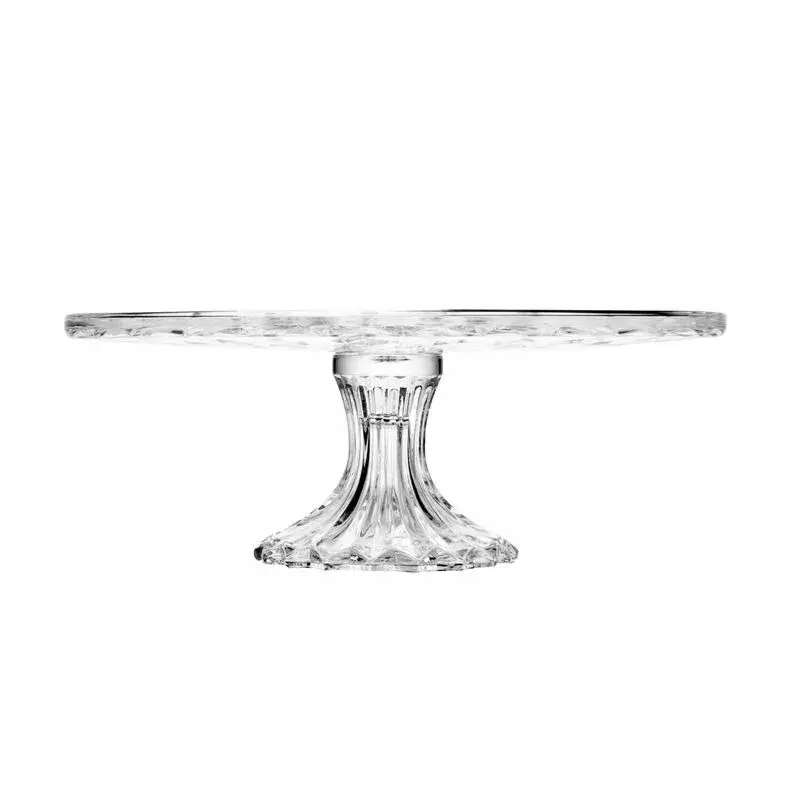 Miniatura: Prato Bolo c/Pé de Cristal Diamond 31x13cm - Lyor