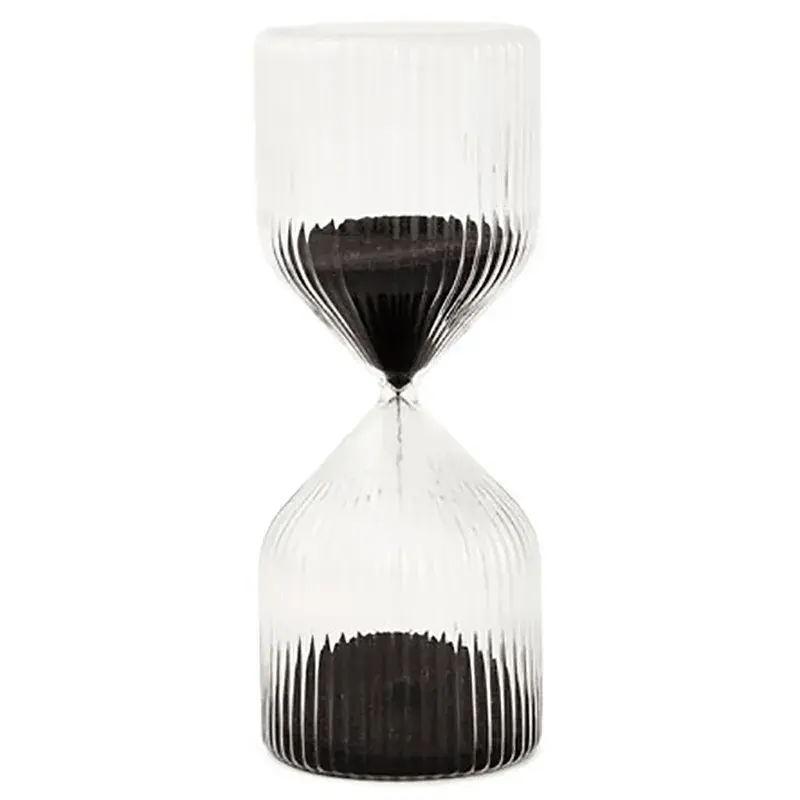 Ampulheta de Vidro Frisado 90min Cores - Mart Collection