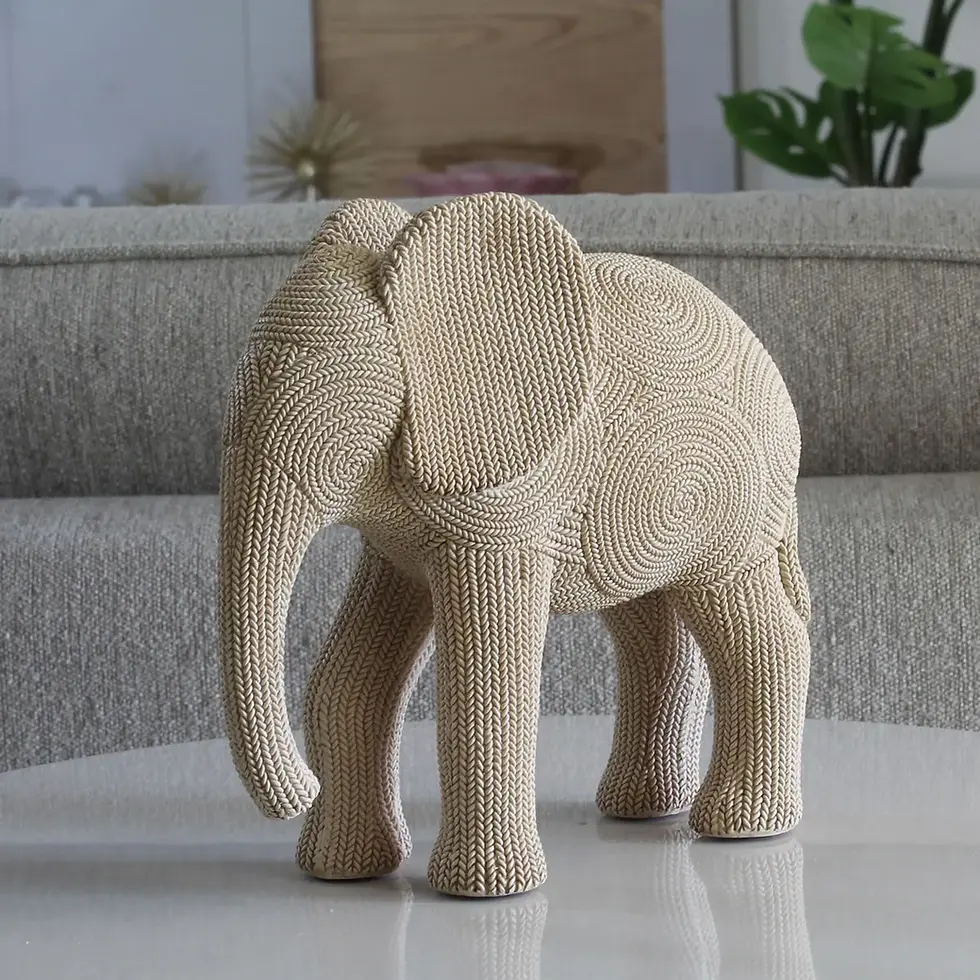 Miniatura: Escultura Elefante em Poliresina Tamanhos - Mart Collection
