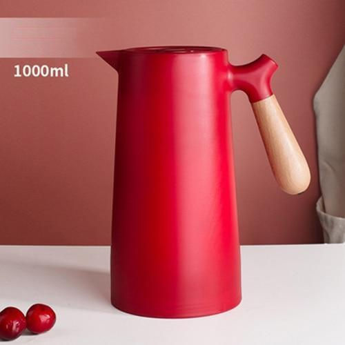 Miniatura: Garrafa Térmica de Plástico Nordica Vermelho 1L - Bon Gourmet