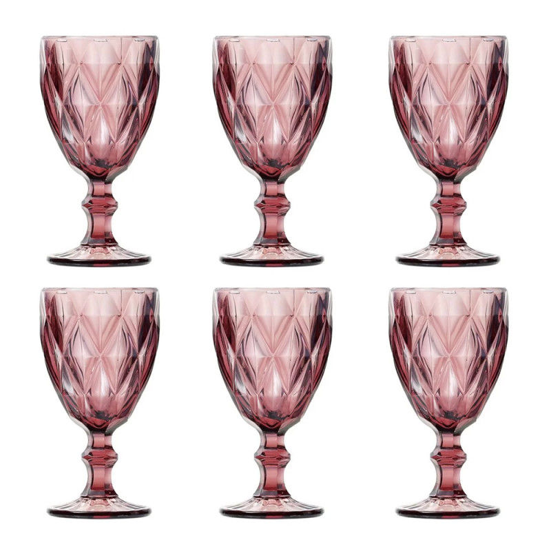Miniatura: Taça Água Diamond Lilas 325ml - Lyor
