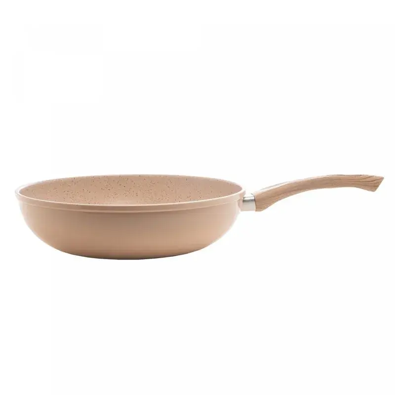 Miniatura: Frigideira Wok Indução em Aluminio c/ Revestimento Cerâmico Granilite 28cm Lyor