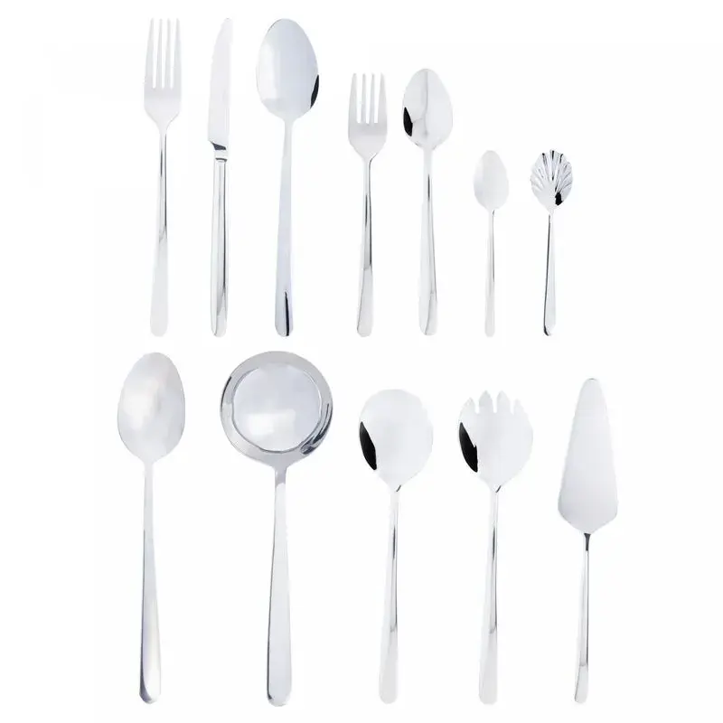 Miniatura: Faqueiro 101 Peças de Aço Inox com Caixa Litografada Viena - Wolff