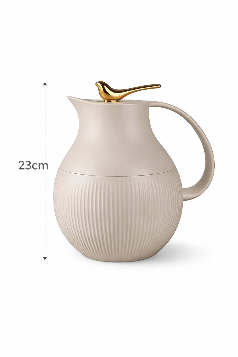 Miniatura: Garrafa Térmica de Plástico Pássaro Branco 1 Litro - Tuut