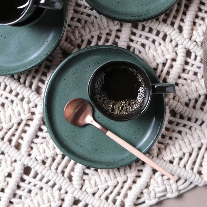 Miniatura: Xicara De Café c/ Pires Bio Greenery 70ml - Porto Brasil