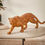 Miniatura: Escultura Decorativa de Poliesina Pantera 43,5x10x15cm Mart Collection