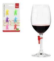 Conj. 6 Marcadores em Silicone de Taças Fun