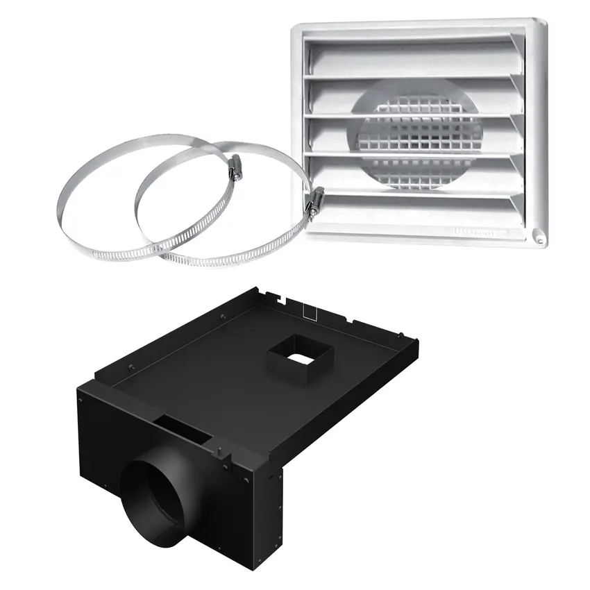 Drolet 5"Ø FRESH AIR INTAKE KIT FOR LARGE WOOD STOVE