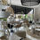 Thumbnail: Boho rotan tafel lamp witte voet
