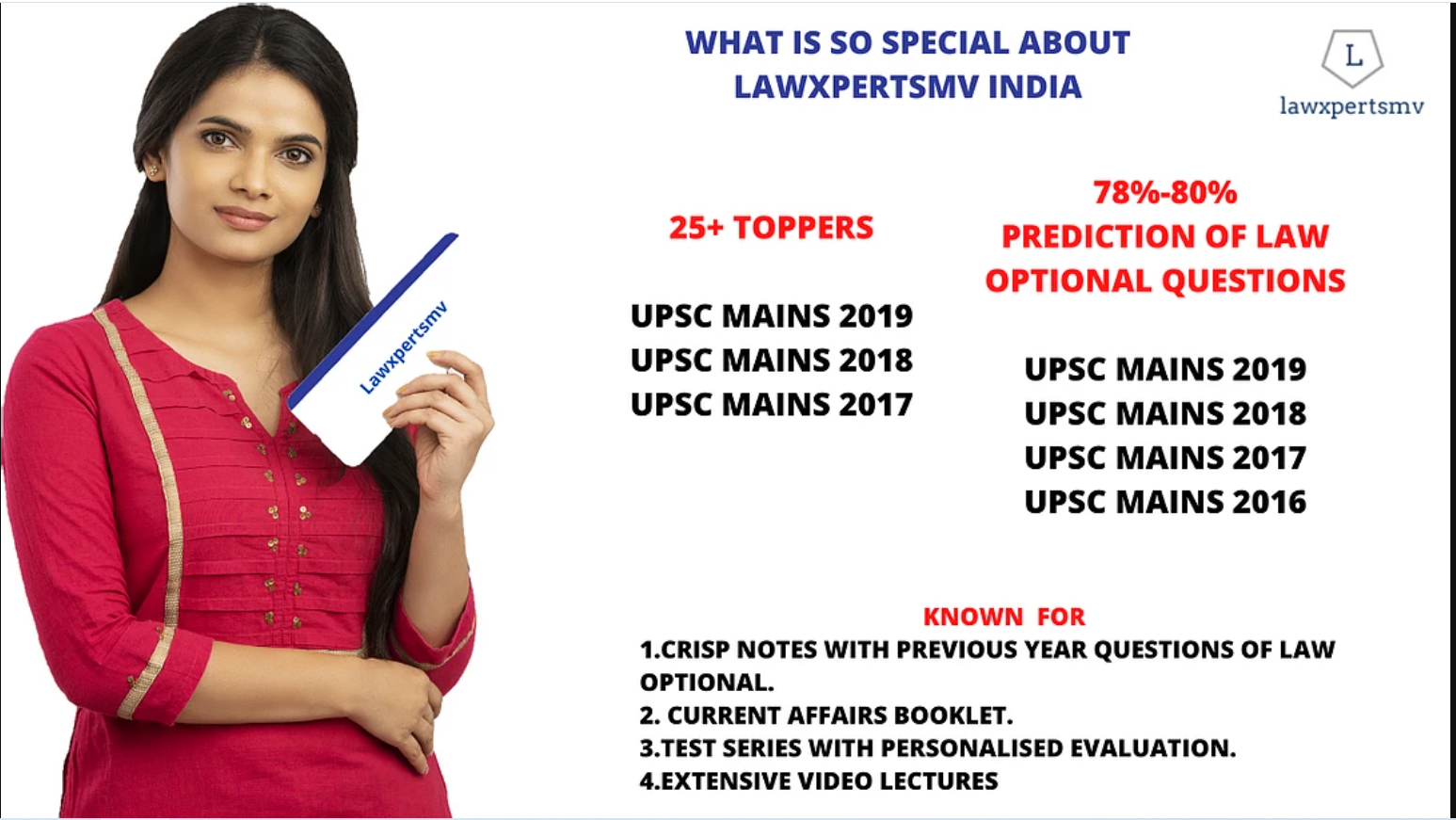 UPSC Law Optional Previous Year Question Papers Solved | Lawxpertsmv India