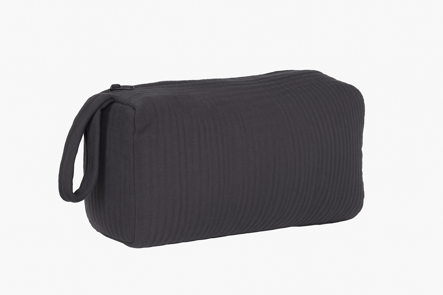 Musselin Kultur Tasche in Dunkelgrau