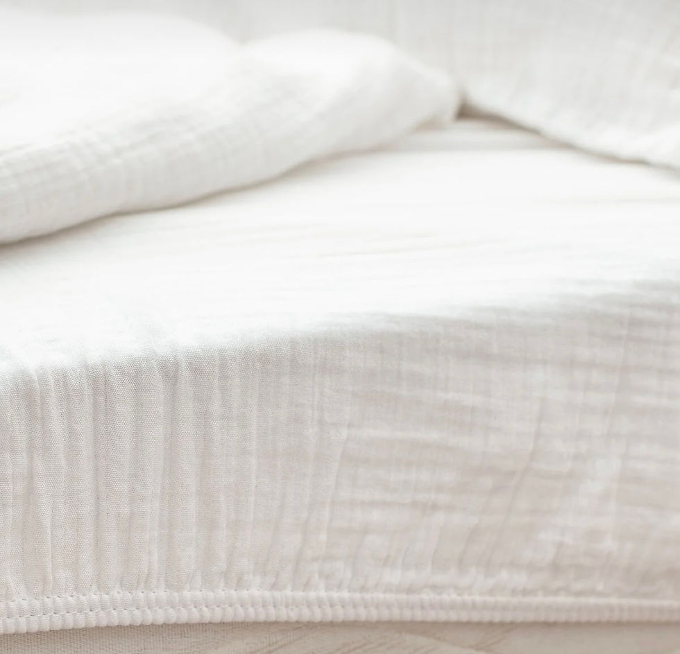 Miniaturbild: musslein spannbettlaken weiß