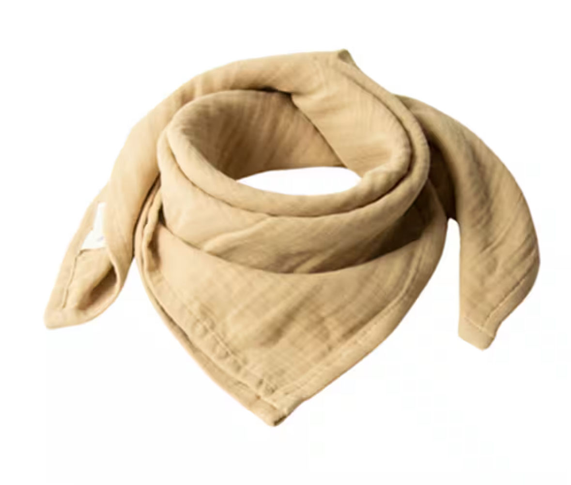 Musselin Halstuch Kids in Beige