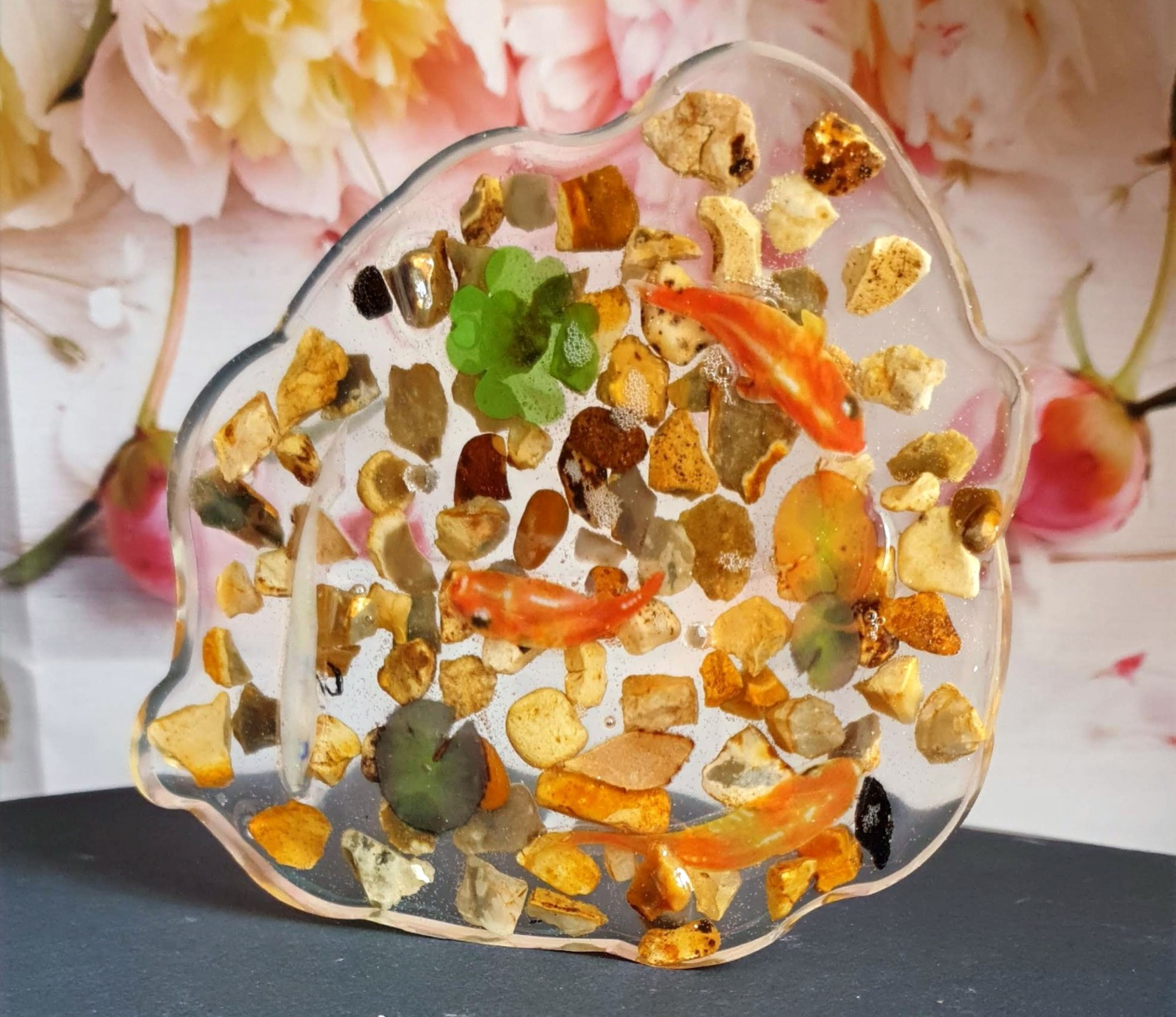 Toto. Fish Pond Soap Dish. 11 x 13.5cm