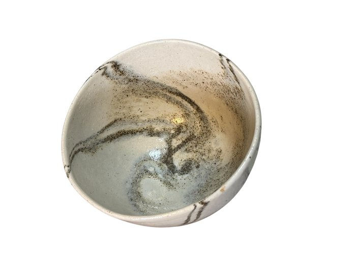 Miniaturbild: ImImportant Neriage Tea Bowl by Living National Treasure Matsui Kōsei