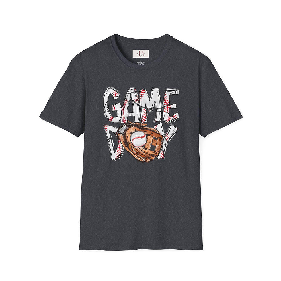 Thumbnail: Game Day Baseball T-Shirt — 'Game Day' Glove & Ball Graphic Tee