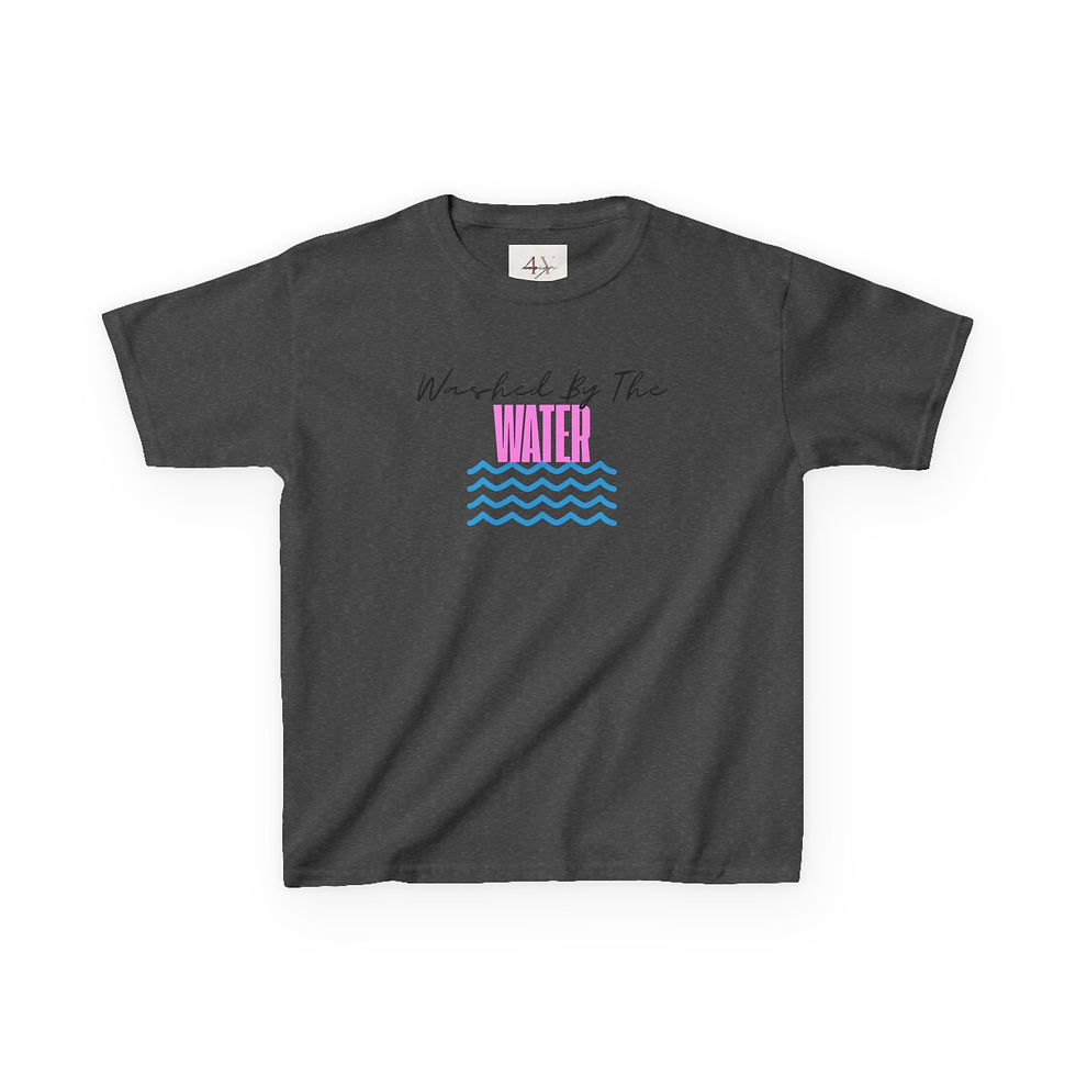 Thumbnail: Youth Washed By The Water T-Shirt — Retro Wave Christian Faith Tee