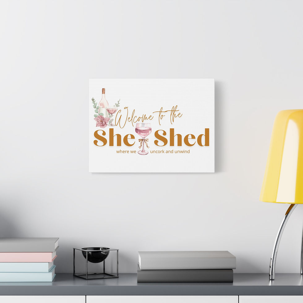 Thumbnail: Welcome to the She Shed Canvas
