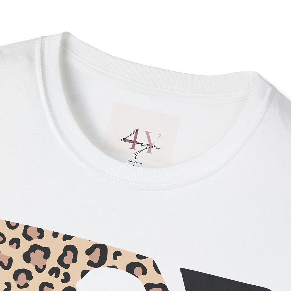 Thumbnail: Baseball Mama Leopard Print Tee