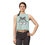 Thumbnail: Baseball Cherry Crop Top – Women's Baseball Bow Tank