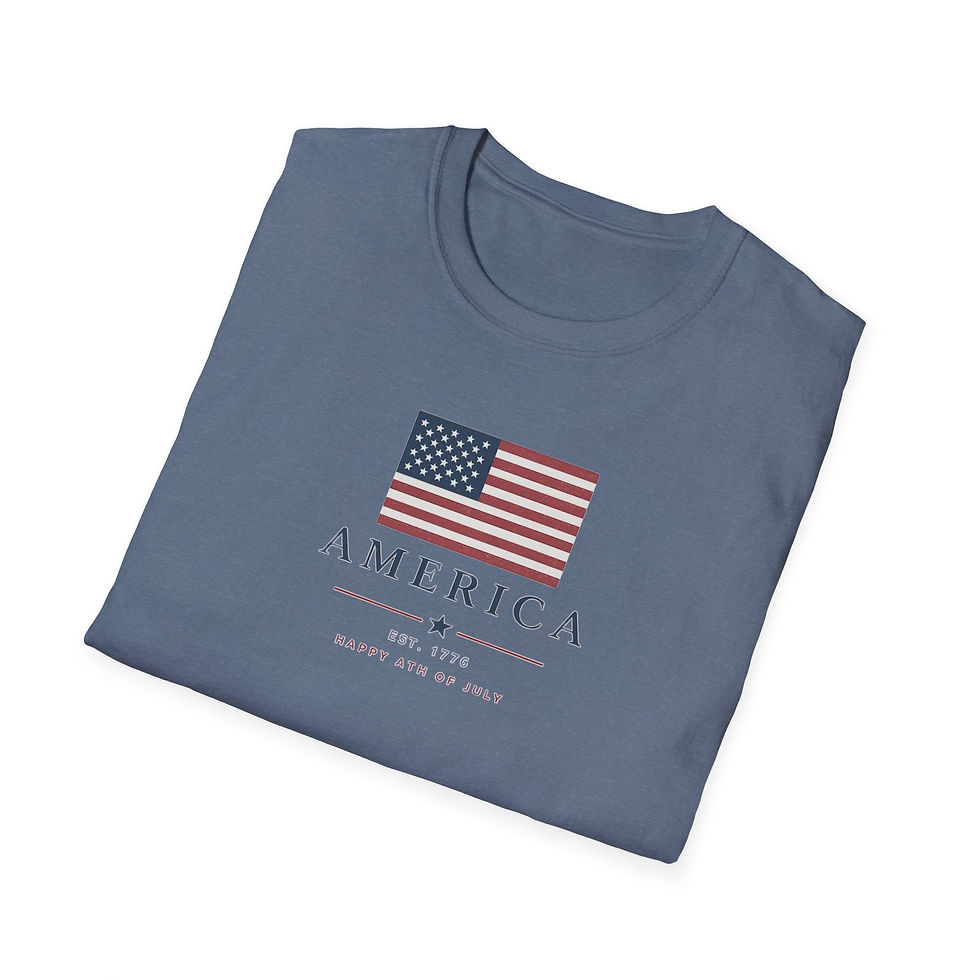 Thumbnail: America Flag T-Shirt — Vintage Stars & Stripes Patriotic Tee