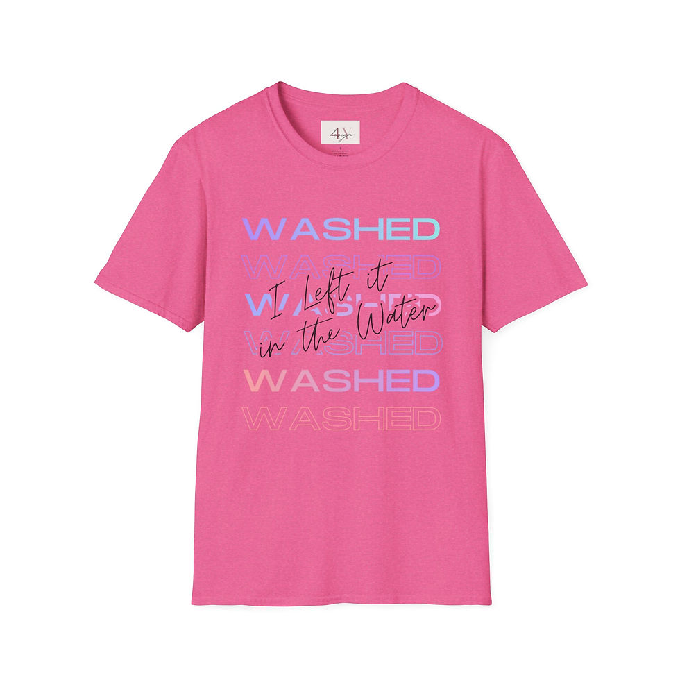 Thumbnail: Washed in the Water T-Shirt — Pastel Faith Graphic Tee