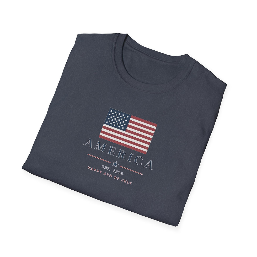 Thumbnail: America Flag T-Shirt — Vintage Stars & Stripes Patriotic Tee
