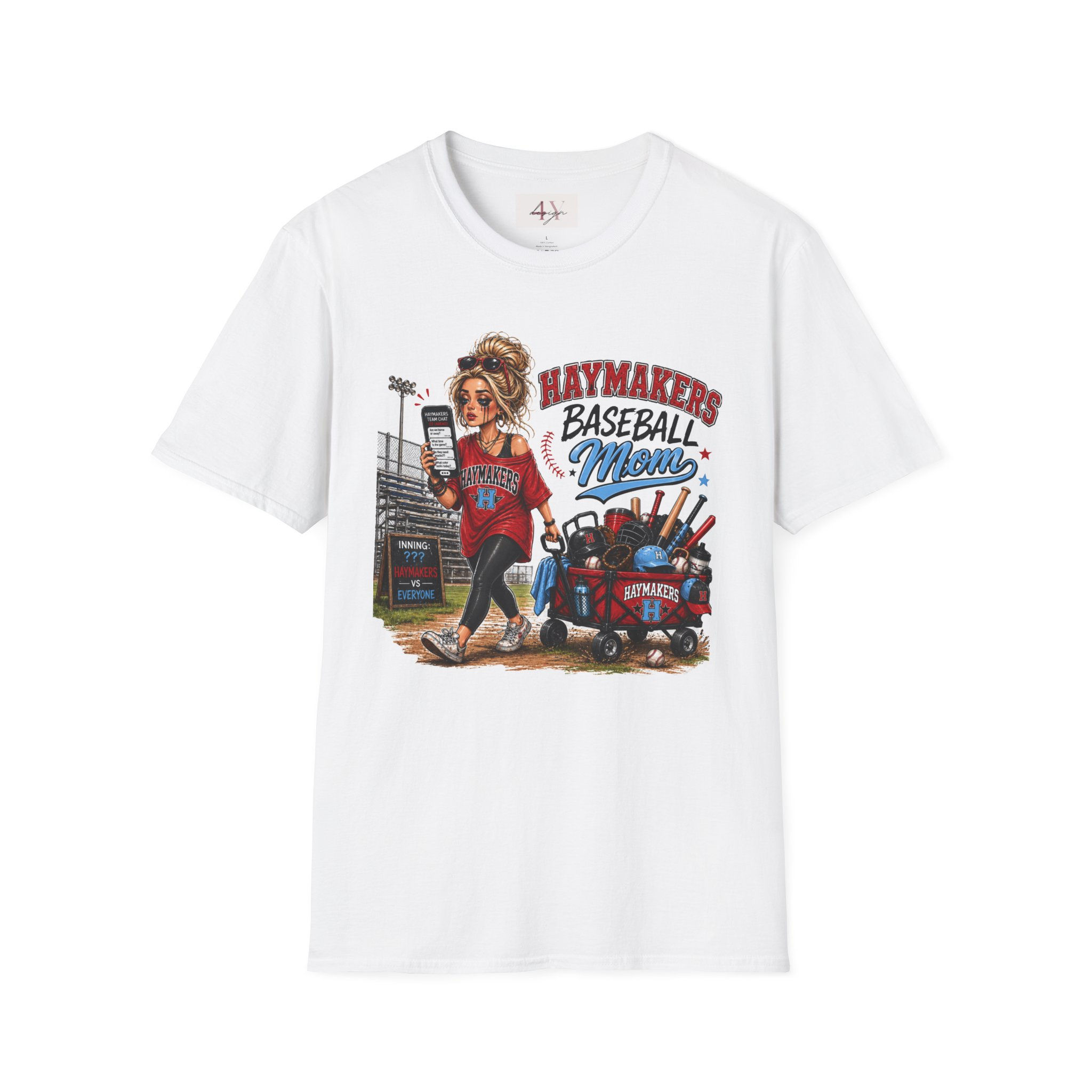 Haymakers Baseball Mom Graphic Tee