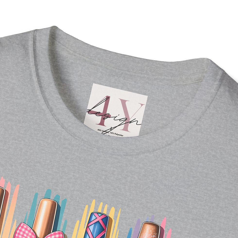 Thumbnail: Softball Mama T-Shirt — Cute Bat & Glove Softball Mom Tee
