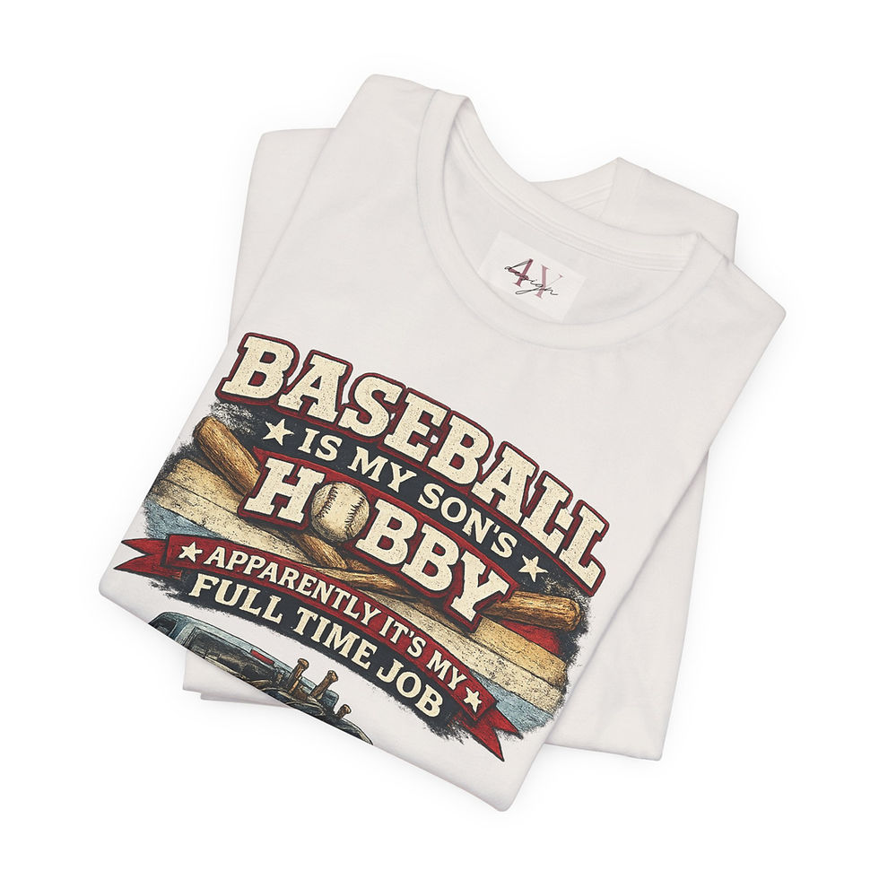 Thumbnail: Baseball Dad T-Shirt — "Baseball Is My Son's Hobby" Vintage Truck Tee