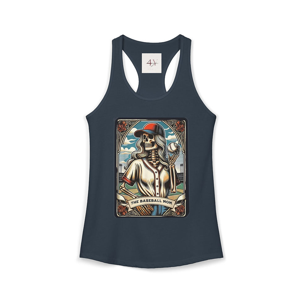 Thumbnail: Women's IdealBaseball Mama Racerback Tank