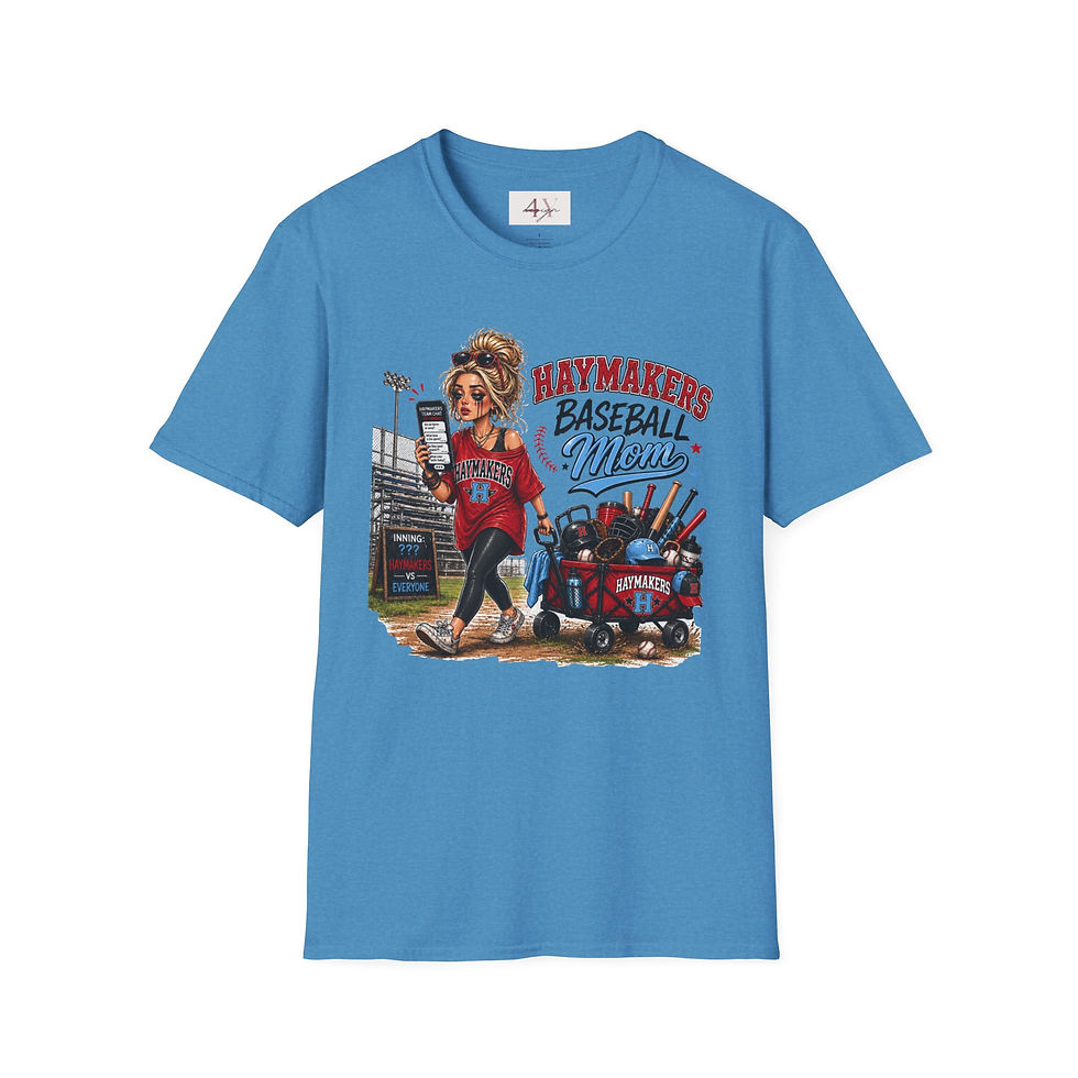 Thumbnail: Haymakers Baseball Mom Graphic Tee