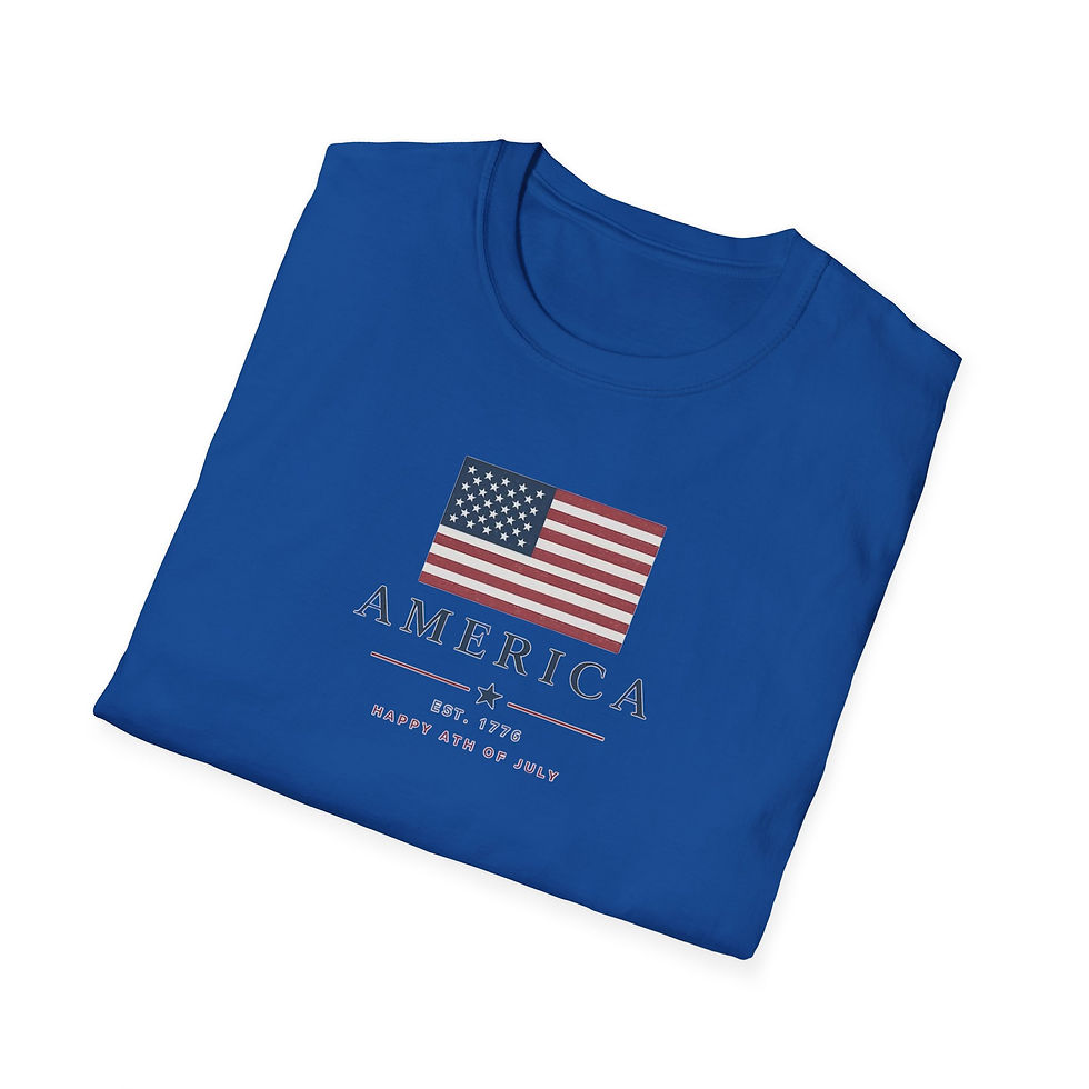 Thumbnail: America Flag T-Shirt — Vintage Stars & Stripes Patriotic Tee
