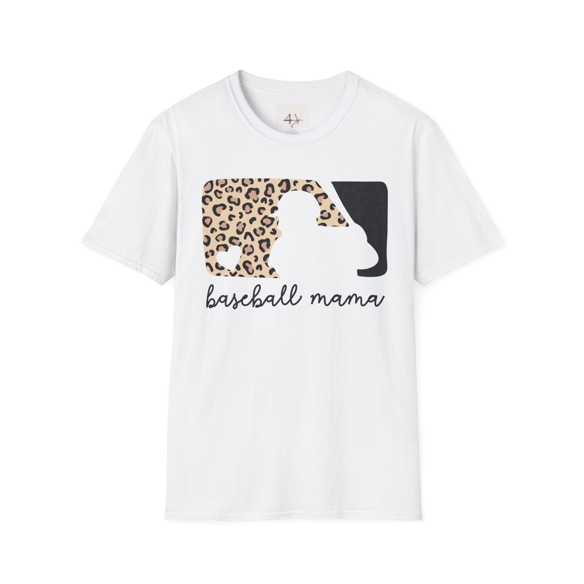 Baseball Mama Leopard Print Tee