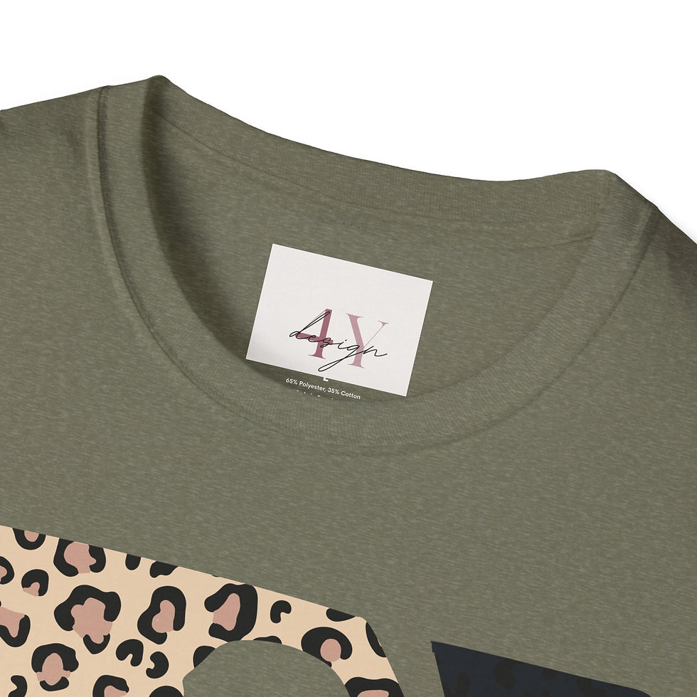 Thumbnail: Baseball Mama Leopard Print Tee