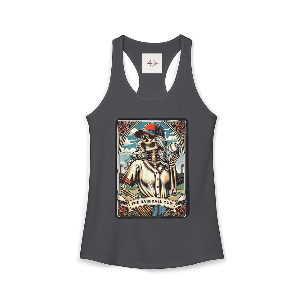 Thumbnail: Women's IdealBaseball Mama Racerback Tank