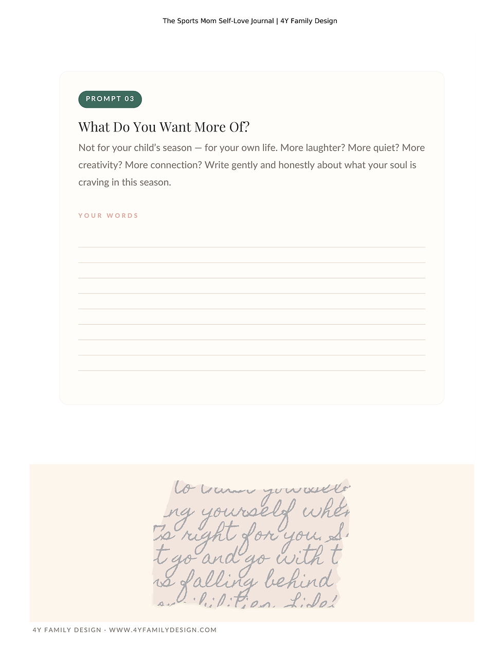 Thumbnail: The Sports Mom Self-Love Journal