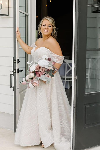 real bride wedding photo in her bridal and formal wedding gown.jpg.jpg