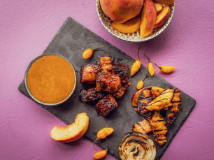 Spicy Grilled Peach BBQ Sauce
