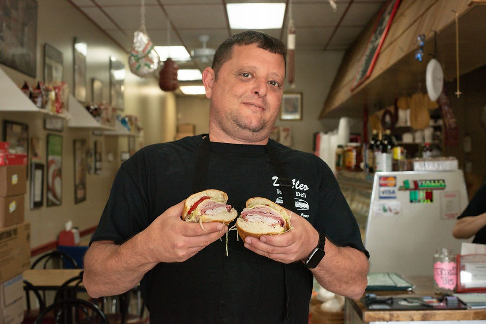 sandwich at d'aleo's deli in st. augustine