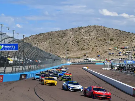 NASCAR Cup Series cars battle at Phoenix Raceway during the 2026 Freeway Insurance 500 as the championship standings undergo a major shakeup.