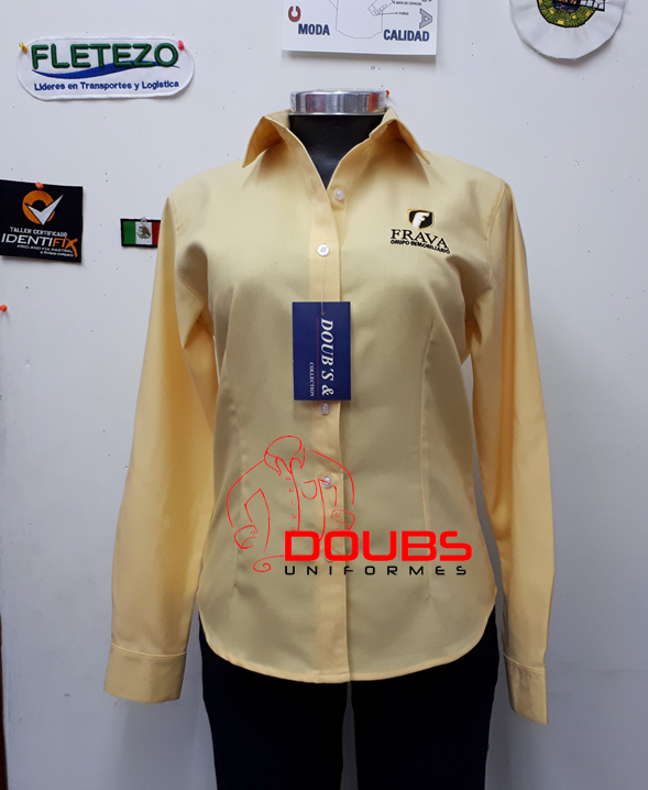 blusas oxford c. color girasol