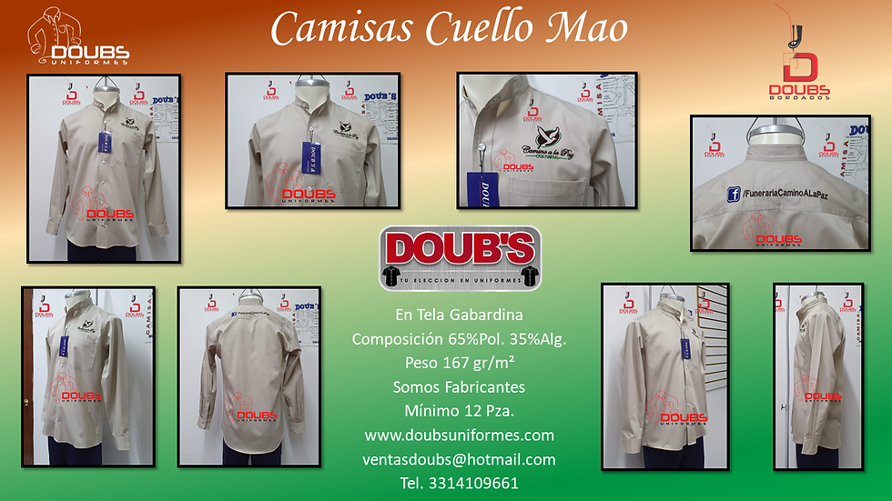 Miniatura: camisas cuello mao postal