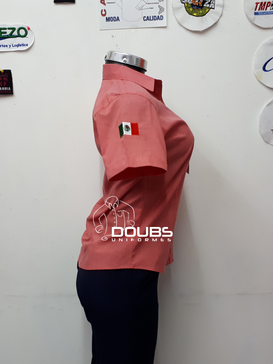 Miniatura: Blusas premium rojo sangre costado