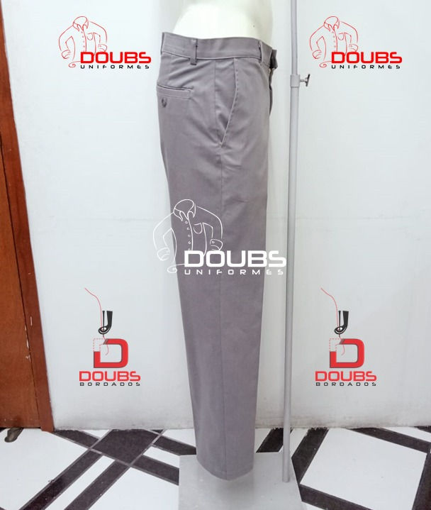 Miniatura: Pantalones En Gabardina Stretch Costado der