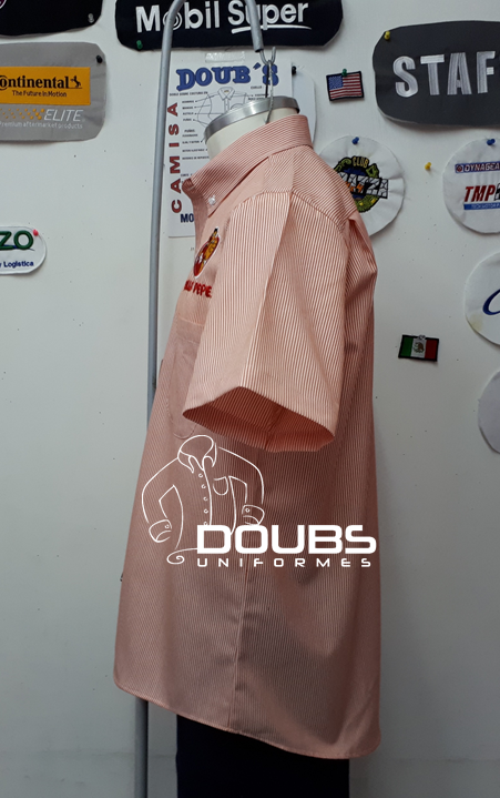 Miniatura: Camisas mil rayas 2 naranja costados
