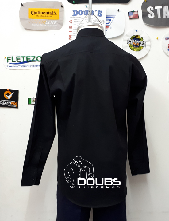 Miniatura: Camisa premium negro espalda