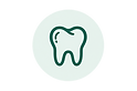 Ícone de Dente em Círculo Mint.png