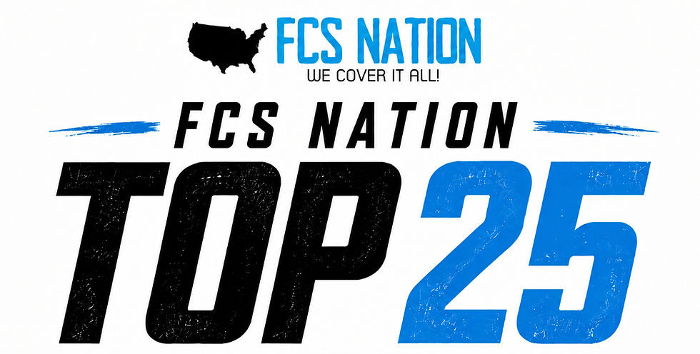 South Dakota State takes over No. 1, Montana climbs to No. 2 and Tarleton State enters the Top 3 as the FCS Nation Week 6 Top 25 gets a major shakeup.